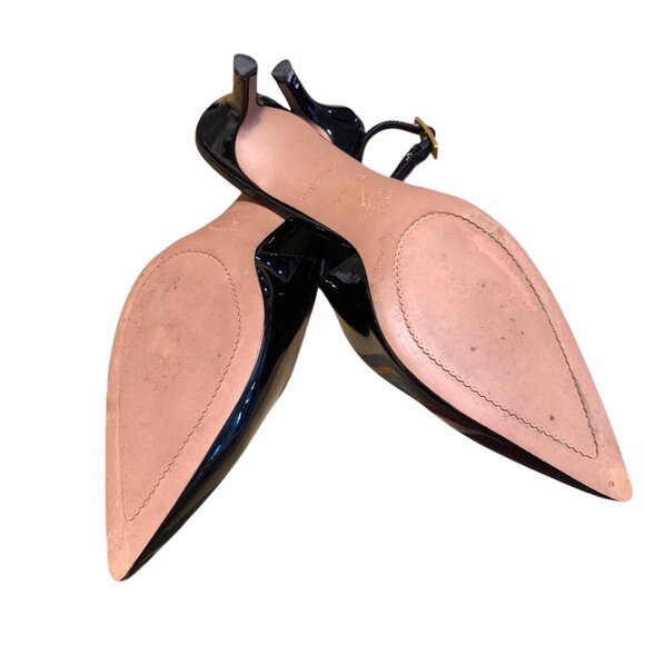 Franco Sarto Women's Kate Pointed Toe Slingback Kitten heel Pumps Sz 8M Witchy - Picture 10 of 13